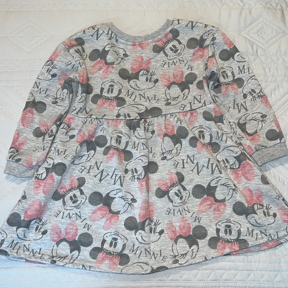 3T Minnie Mouse Sweatershirt Dress - Picture 6 of 6